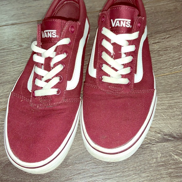 maroon classic vans